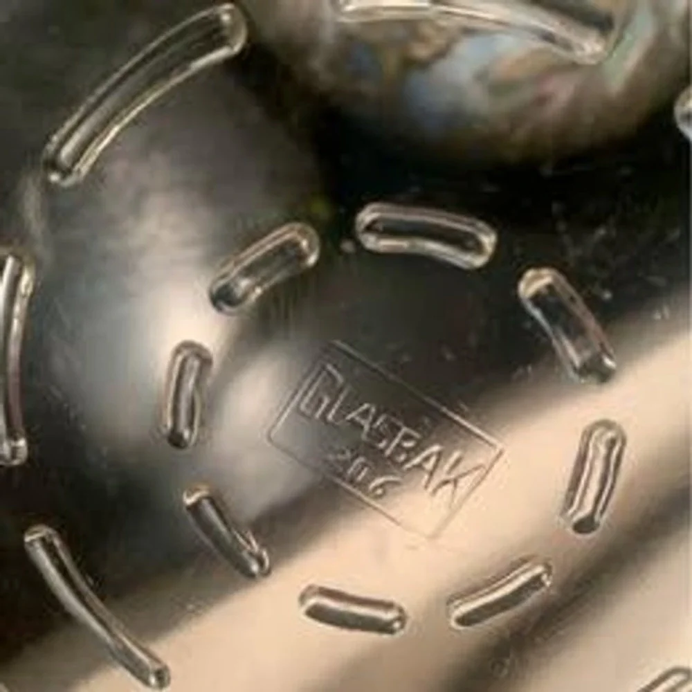 Vintage Glassbake Etched Glass Casserole‎ Dish 1 qt.